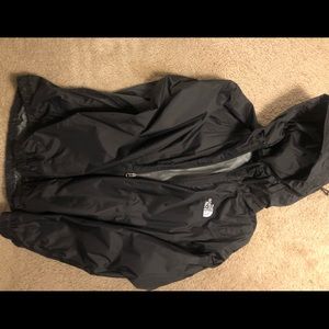 TNF North Face Black Windbreaker - L
